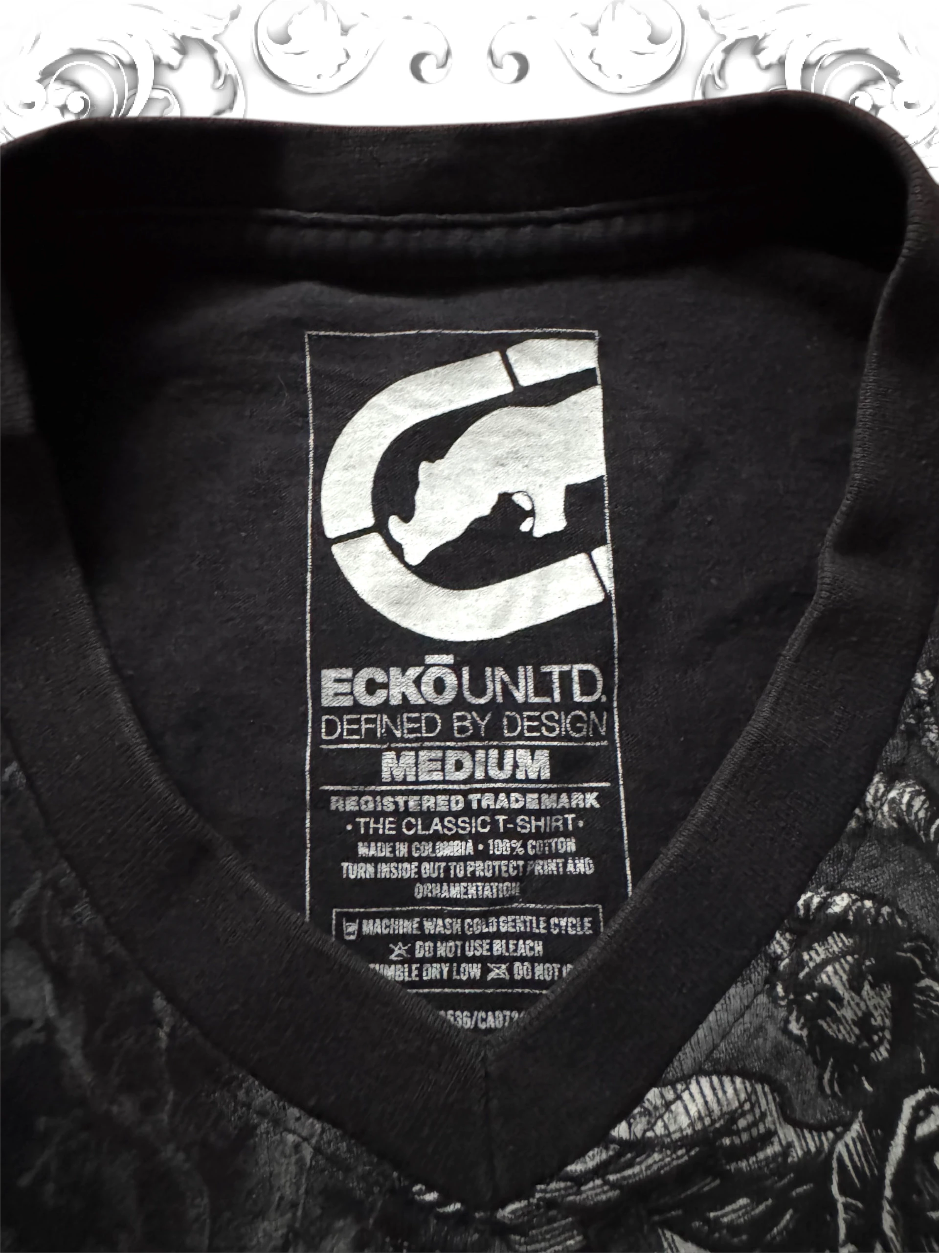 Ecko Unltd. Black Rhino Rider 2000s T-Shirt