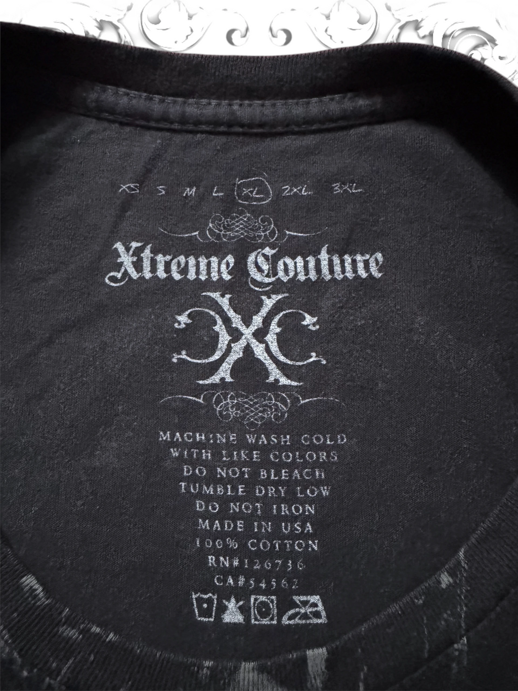 Xtreme Couture Winged Skull 2000s T-Shirt