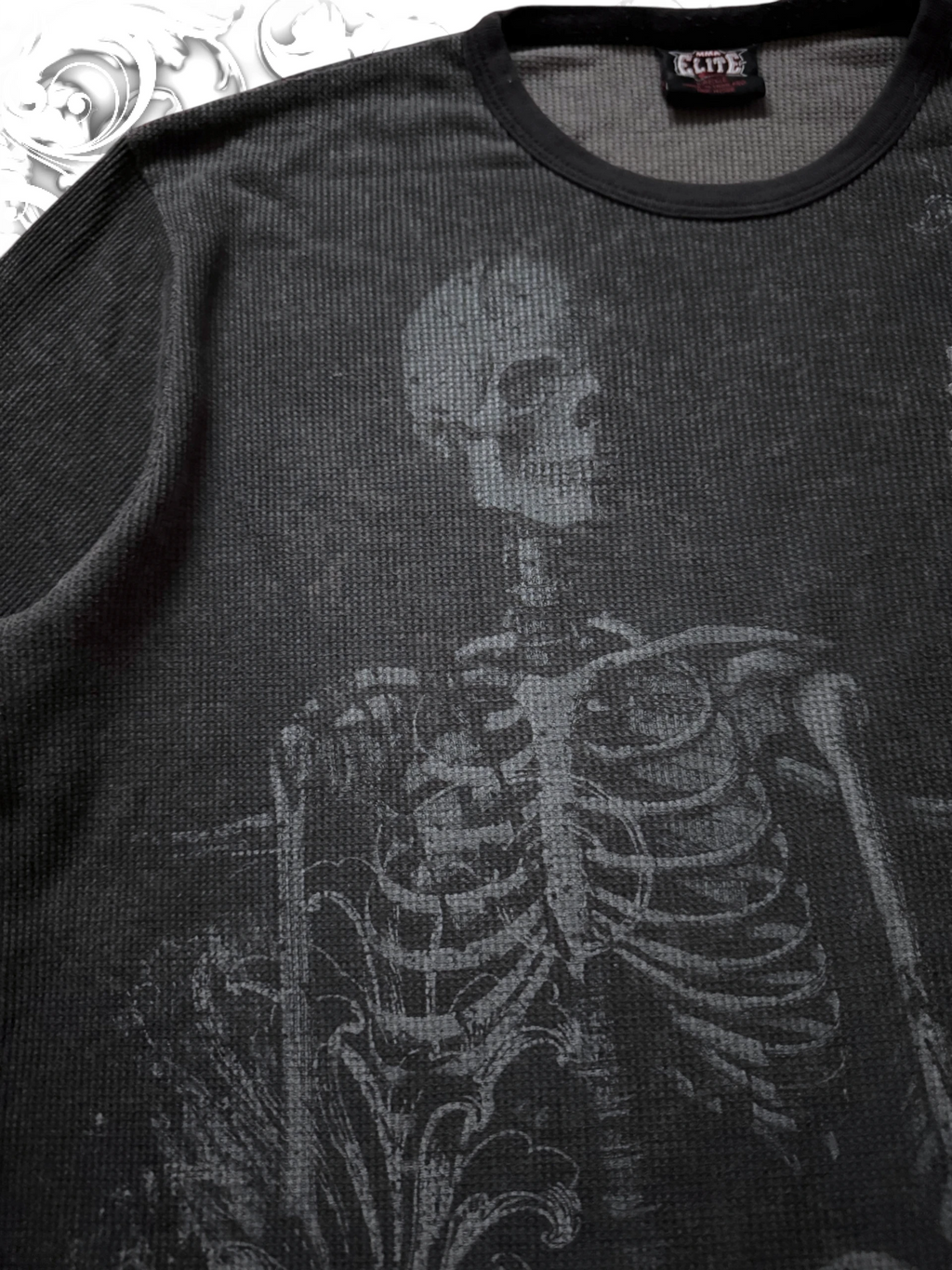 MMA Elite Vintage Skeleton Thermal Longsleeve