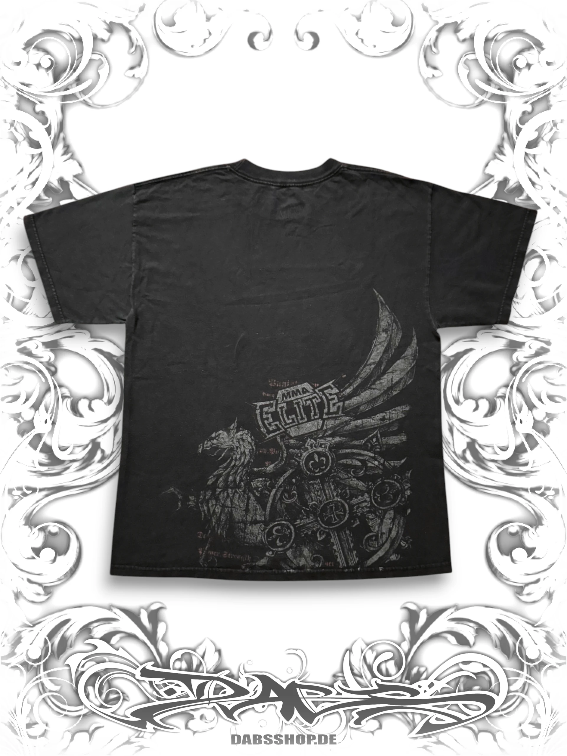 MMA Elite Black Grunge T-Shirt
