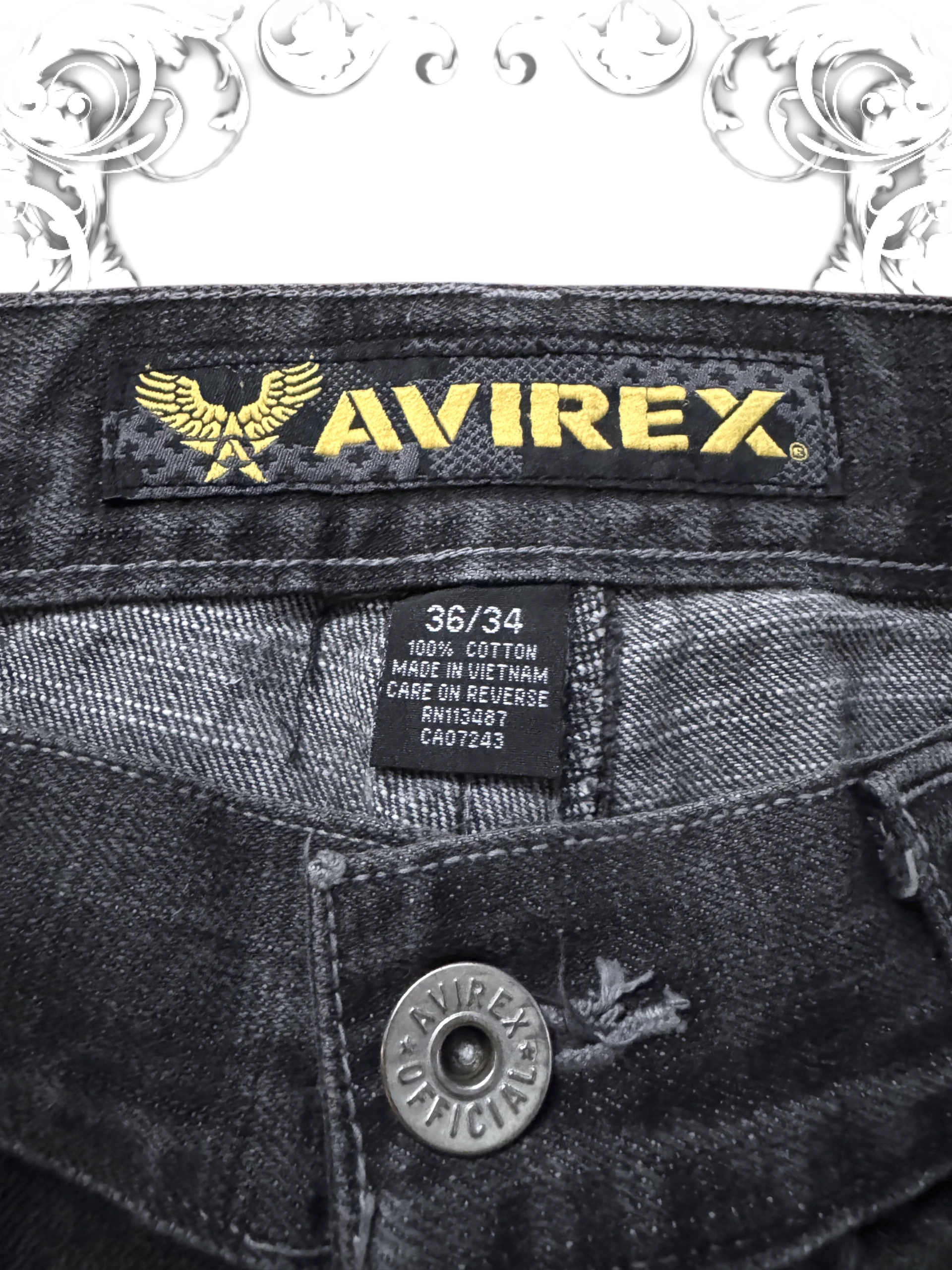 Avirex 2000s Basic Baggy Pants