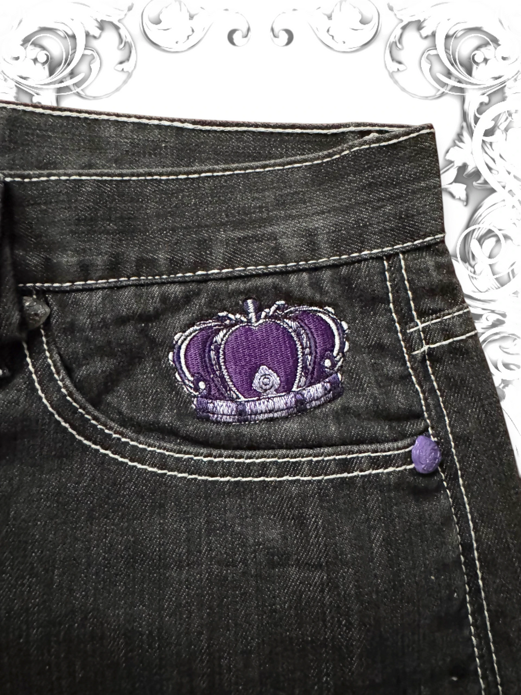 Coogi Embroidered Crown Vintage Baggy Pants