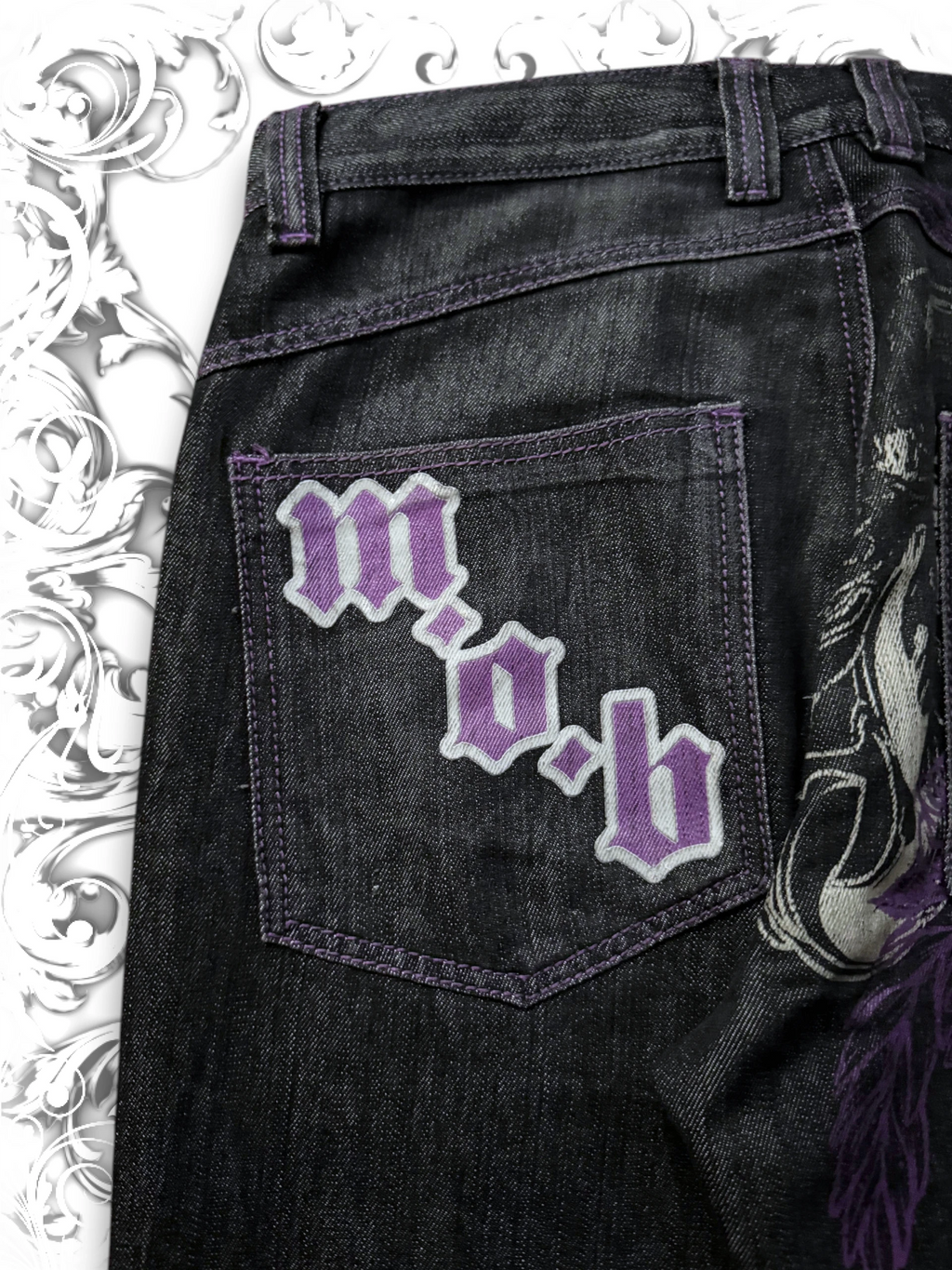 Kayden K. "M.O.B" 2000s Hip Hop Baggy Pants