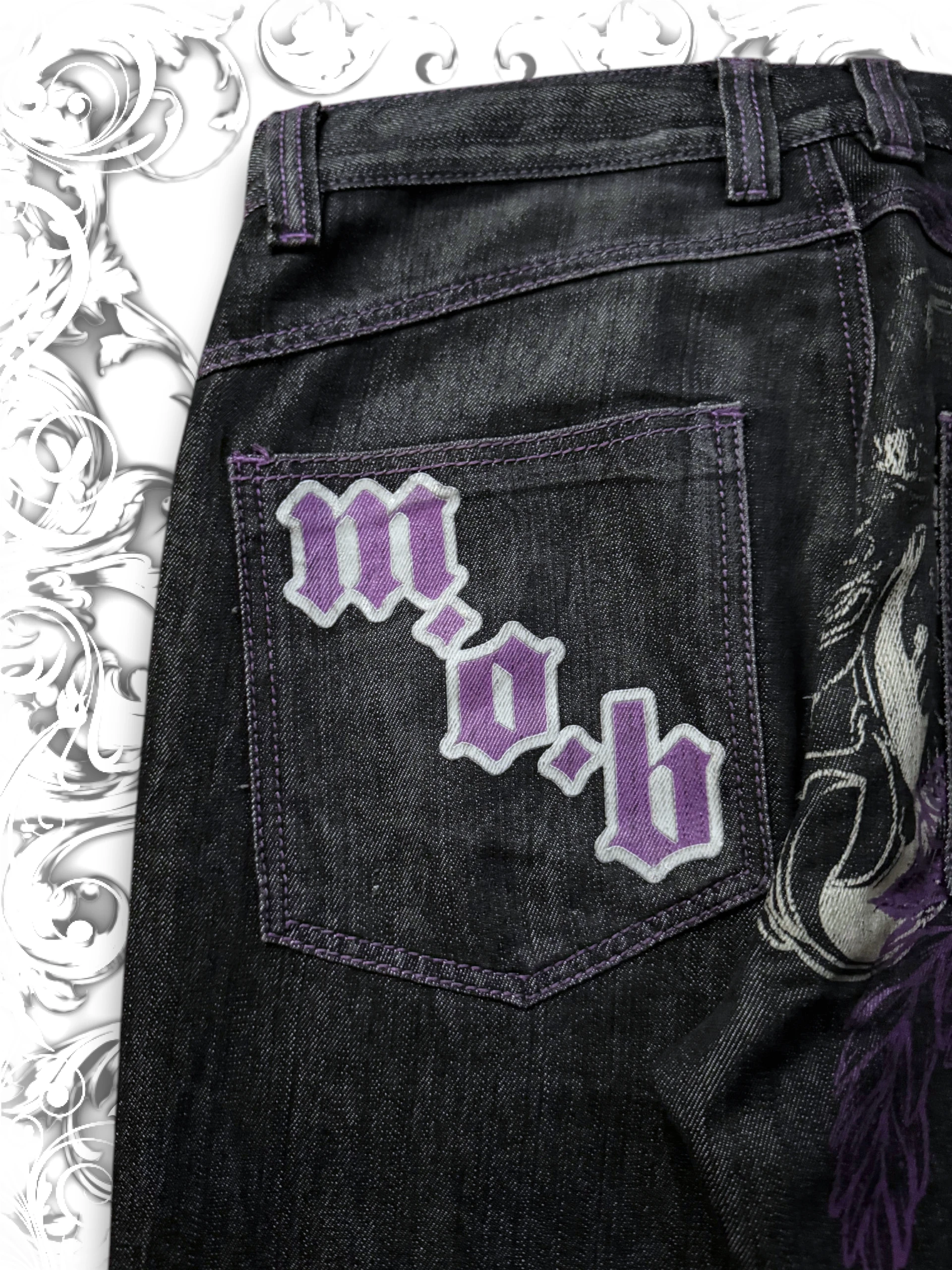 Kayden K. "M.O.B" 2000s Hip Hop Baggy Pants