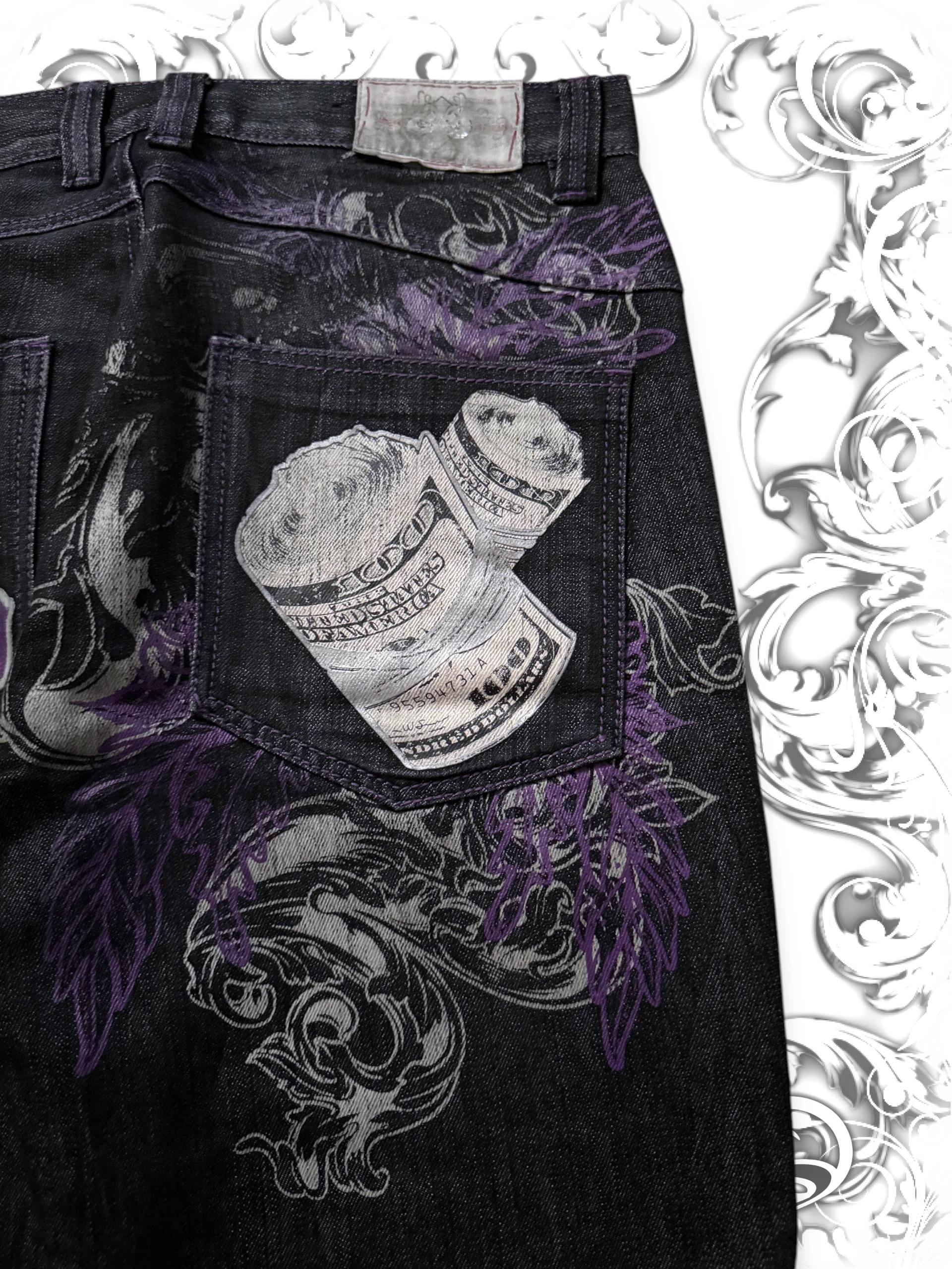 Kayden K. "M.O.B" 2000s Hip Hop Baggy Pants