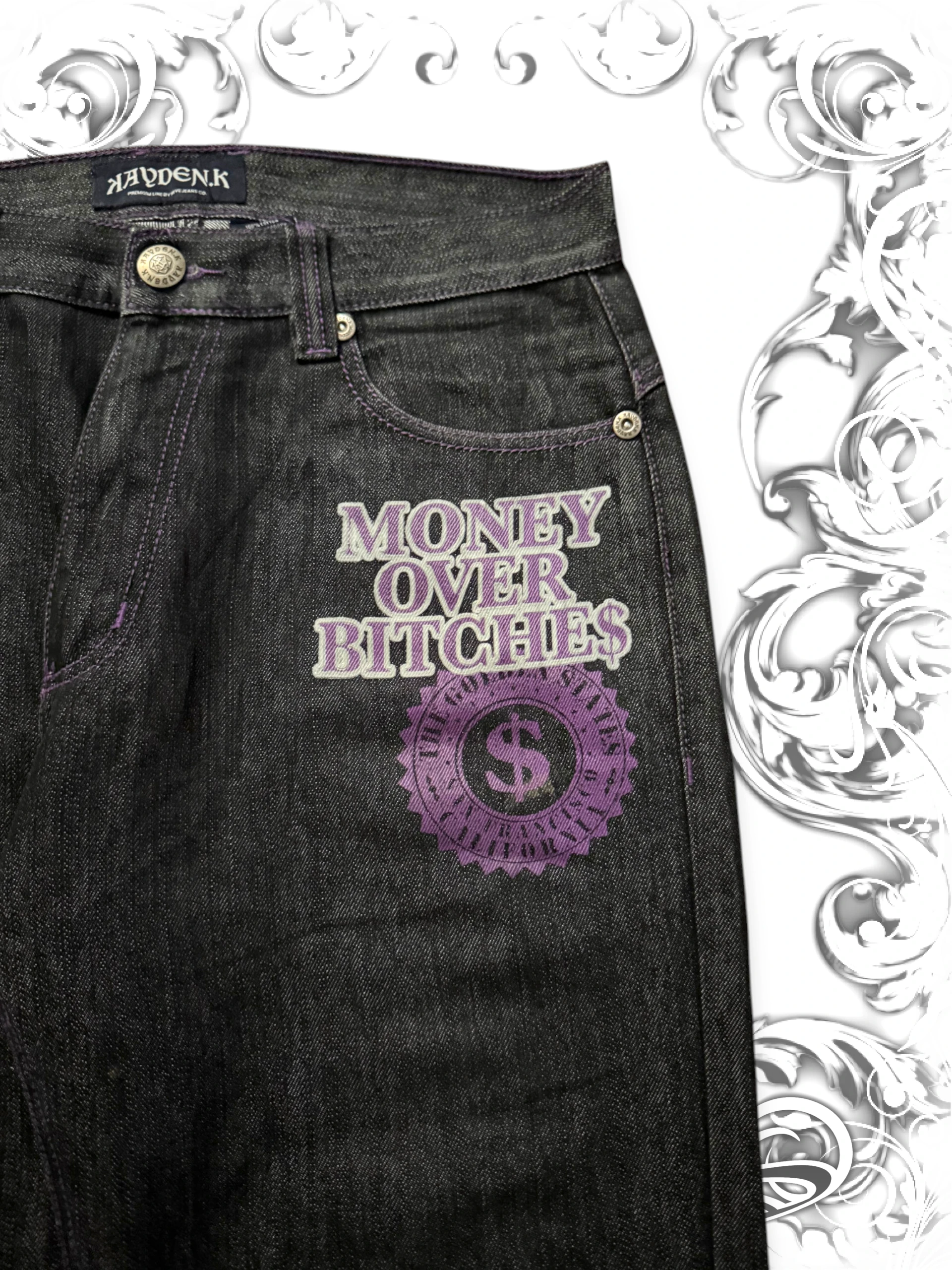 Kayden K. "M.O.B" 2000s Hip Hop Baggy Pants