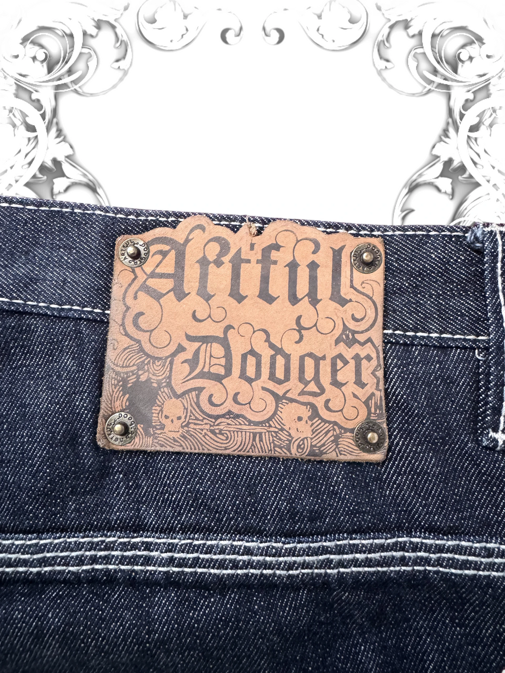 Artful Dodger "Cutter Lads" Embroidered Baggy Pants