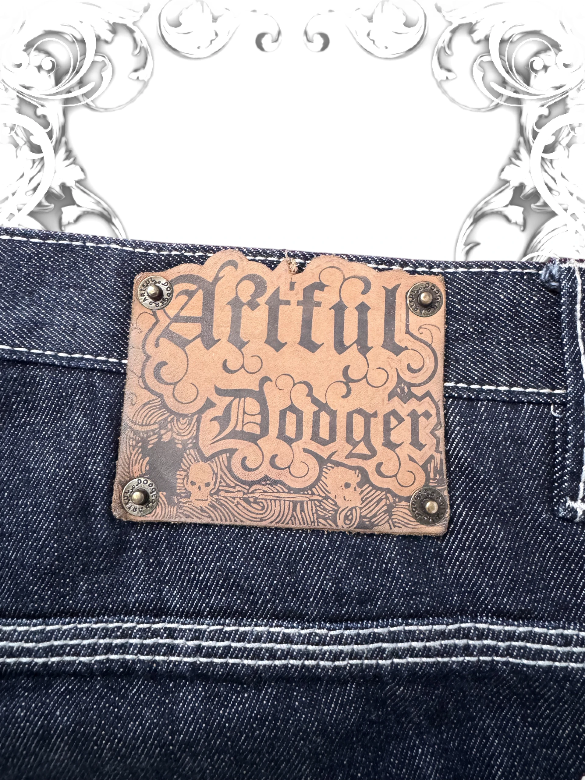 Artful Dodger "Cutter Lads" Embroidered Baggy Pants