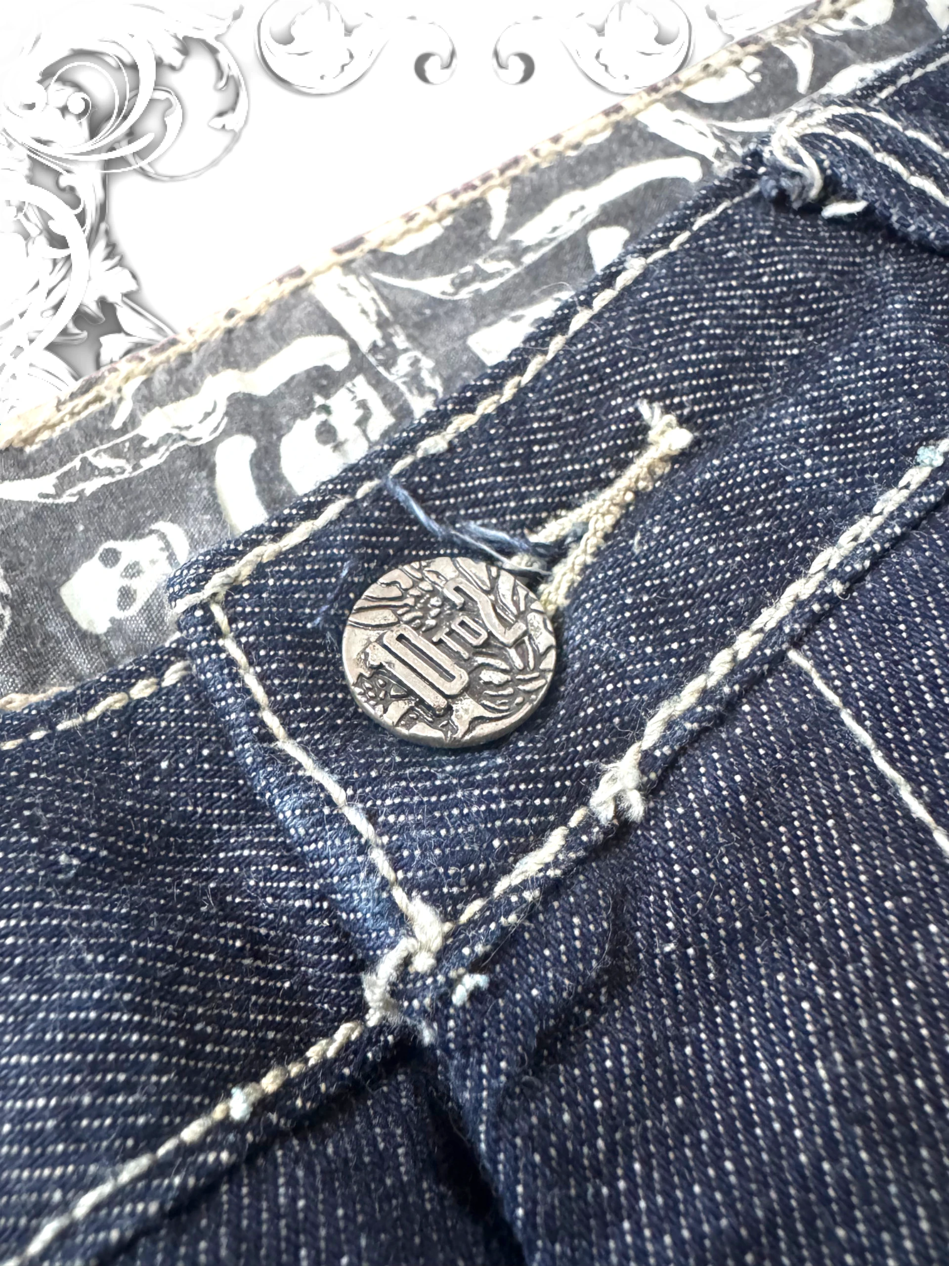 Artful Dodger "Cutter Lads" Embroidered Baggy Pants
