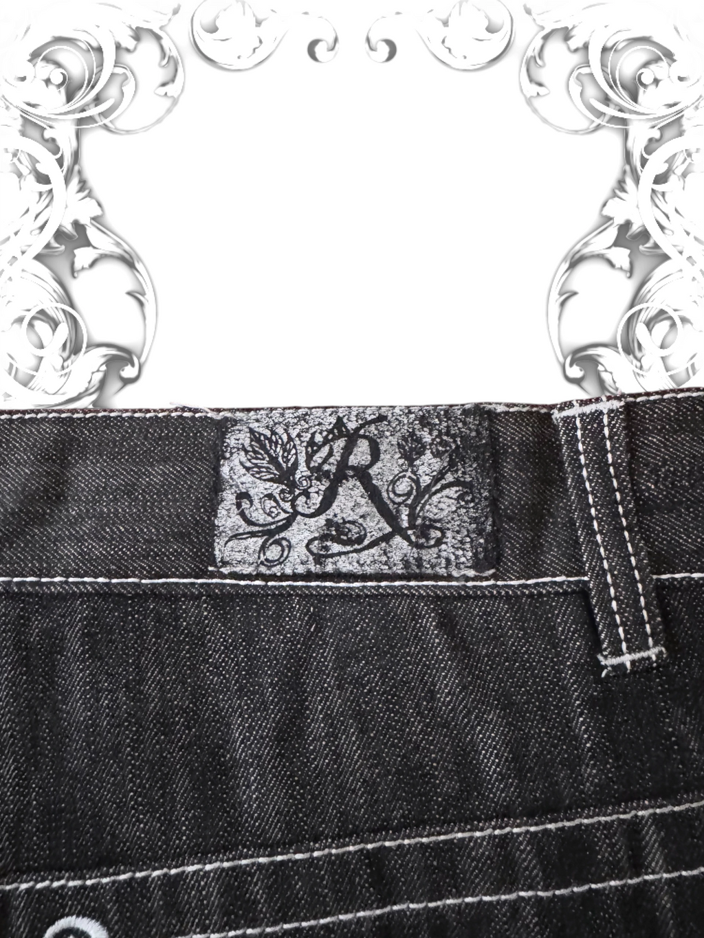 Russo Embroidered 2000s Baggy Pants