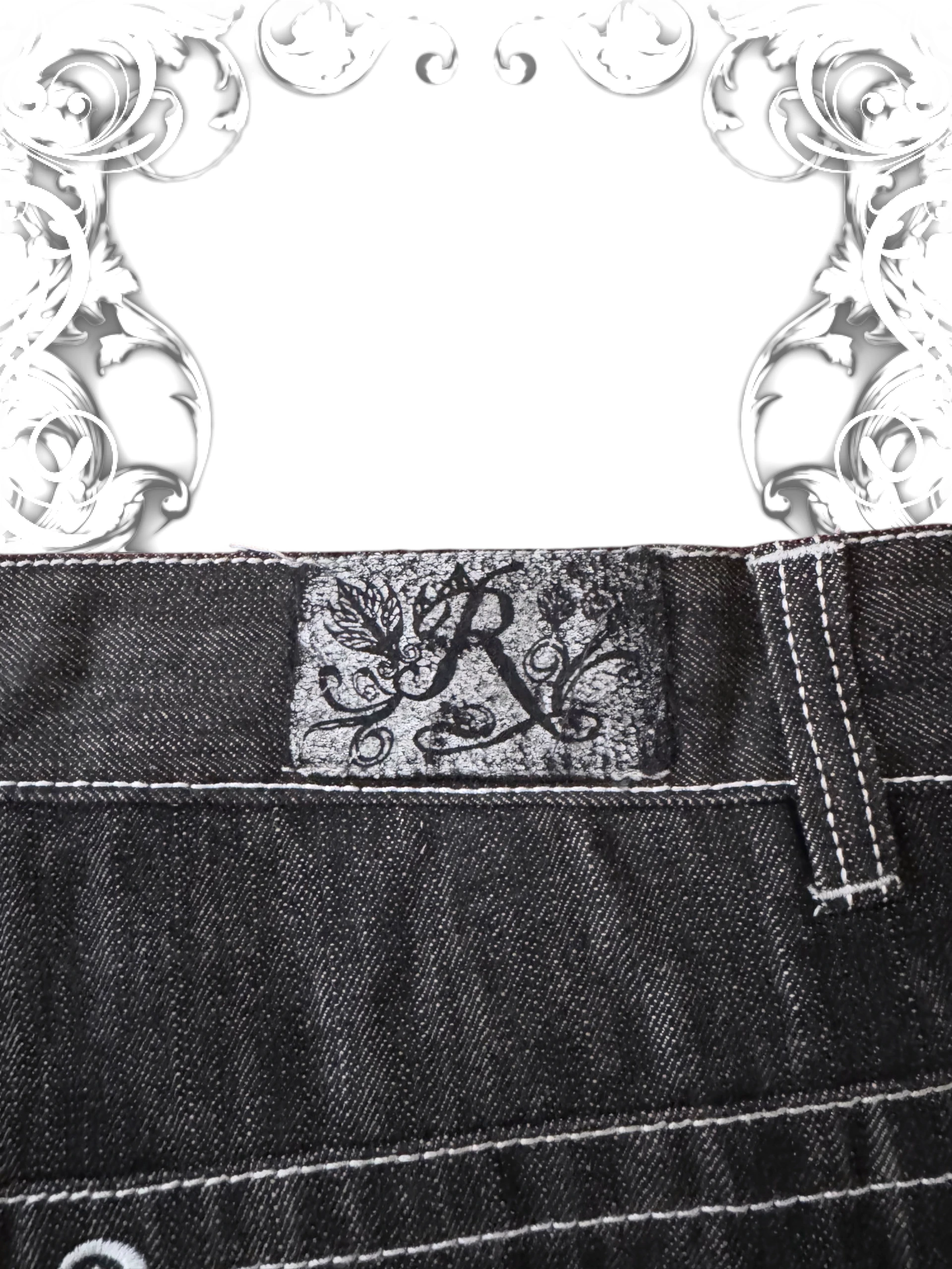 Russo Embroidered 2000s Baggy Pants