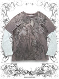 MMA Elite Warrior Vintage Layered Longsleeve