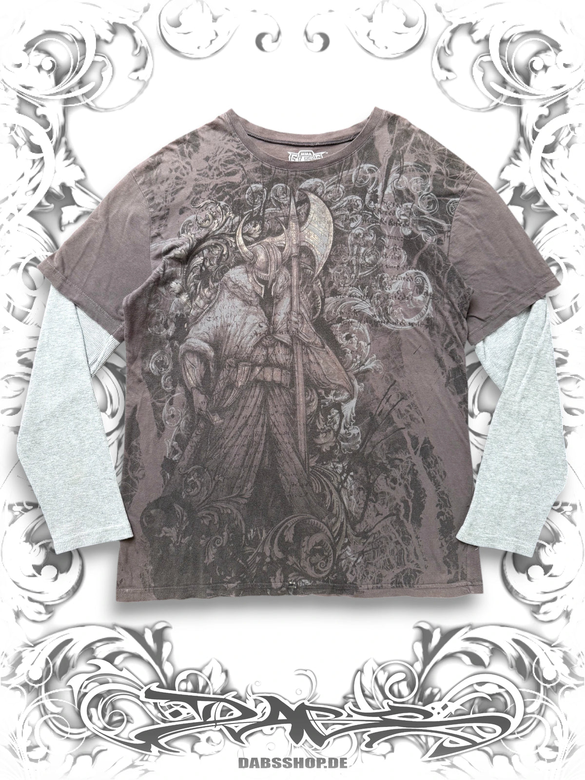 MMA Elite Warrior Vintage Layered Longsleeve