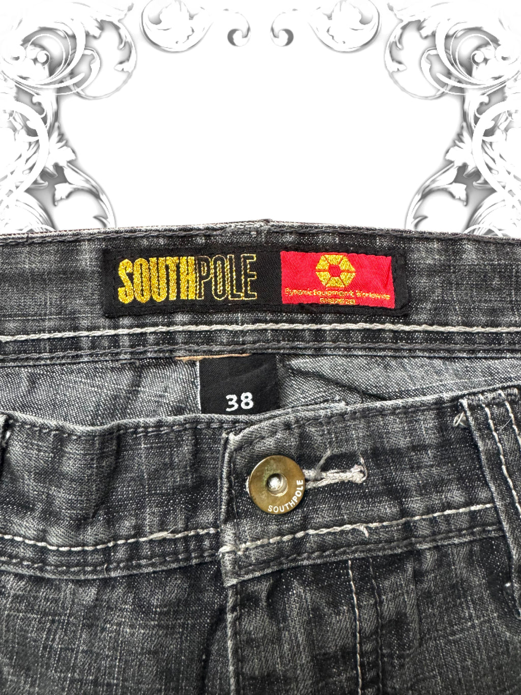 Southpole Plaids Premium Vintage Baggy Jeans