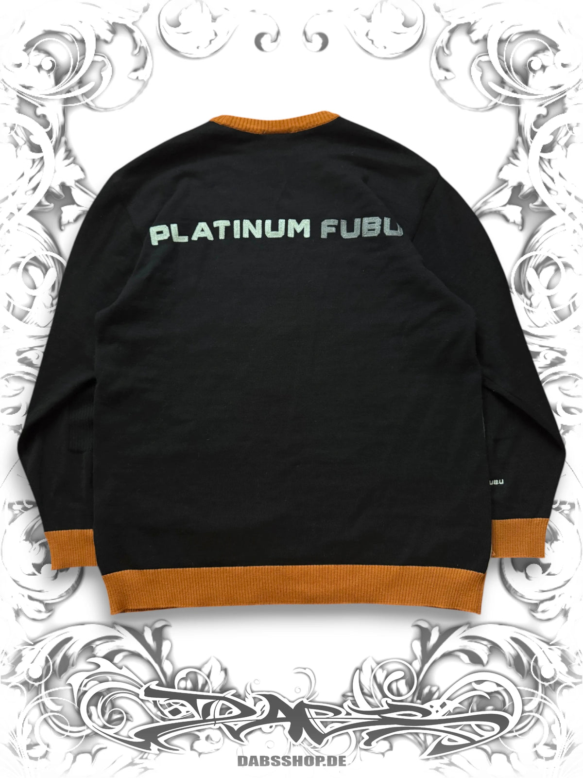 Platinum Fubu "Fat Albert & Cosby Kids" Orange Knitted Vintage Sweater