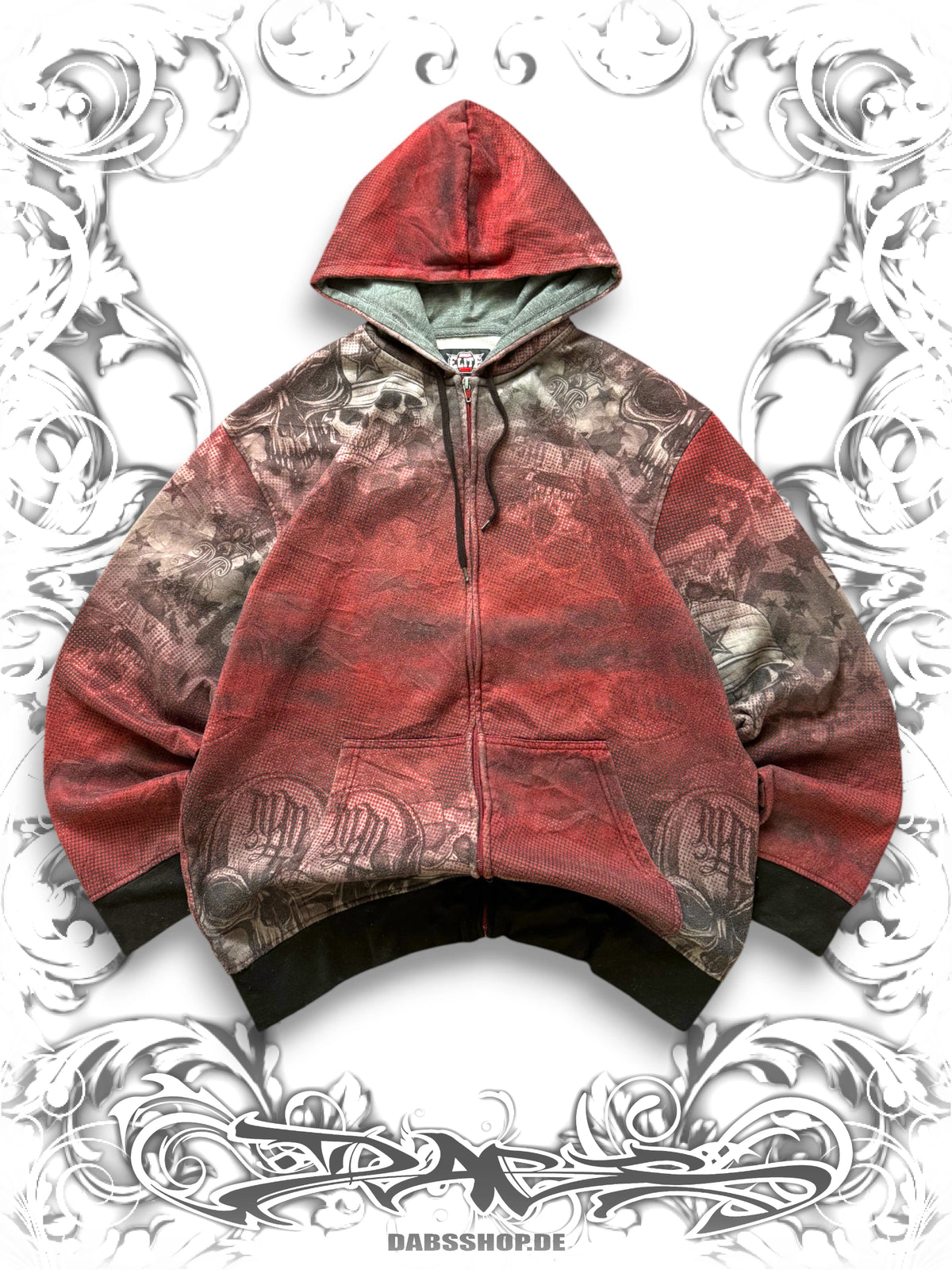MMA Elite Warfare Skulls Zip Hoodie