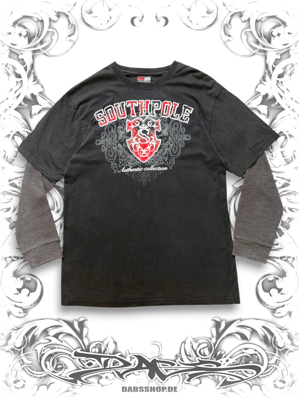 Southpole Plaids Premium Vintage Layered Longsleeve
