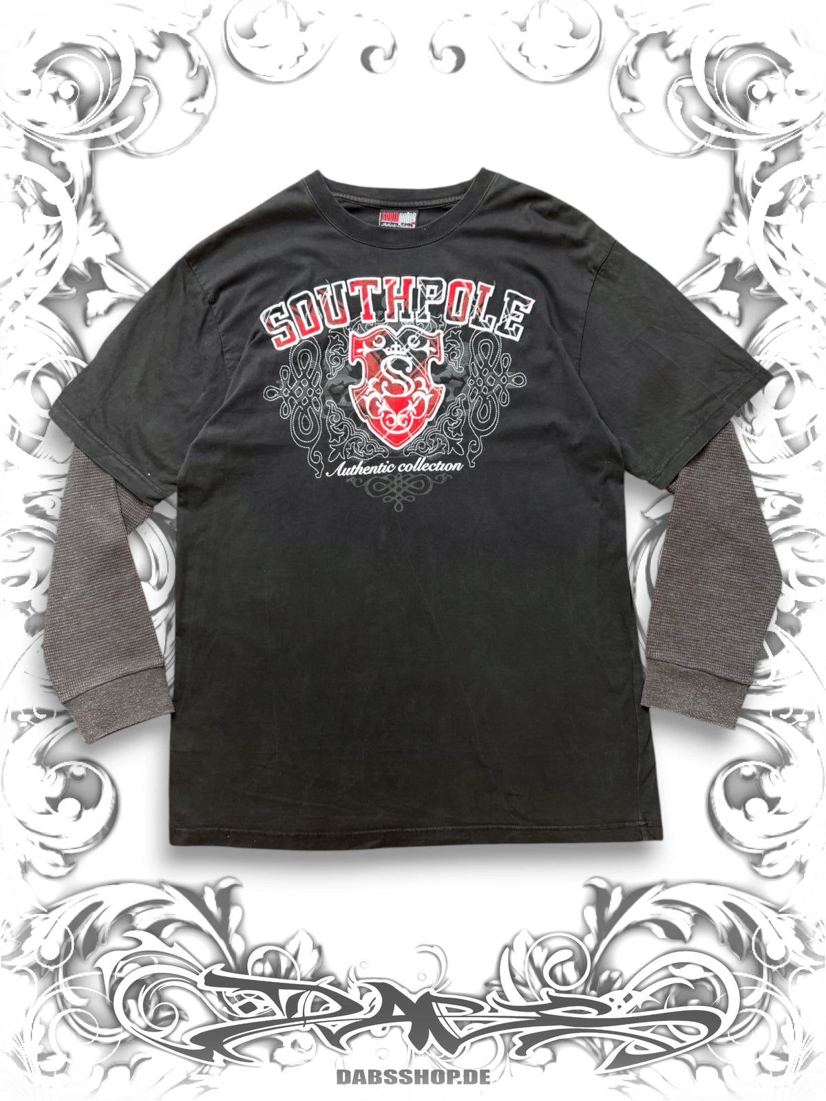 Southpole Plaids Premium Vintage Layered Longsleeve