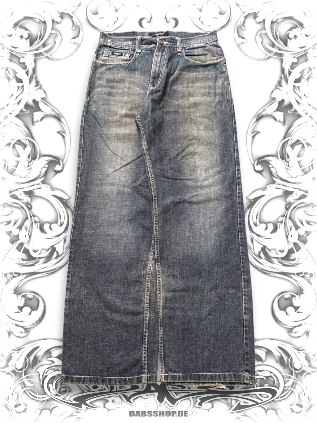 Southpole Embroidered Graffiti Tag 2000s Jeans
