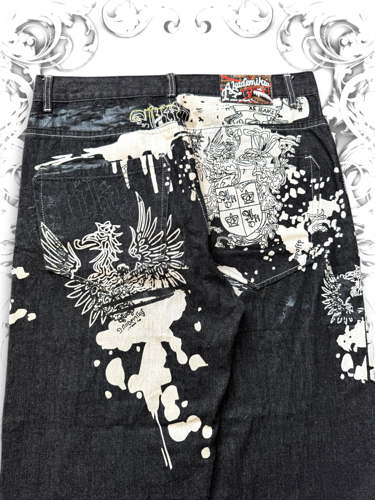 Akademiks Paint Splatters Vintage baggy Jeans