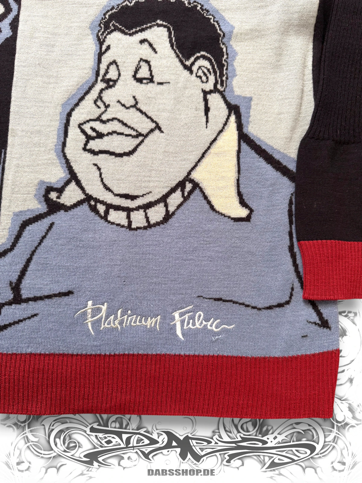 Platinum Fubu "Fat Albert & Cosby Kids" Blue Knitted Vintage Sweater