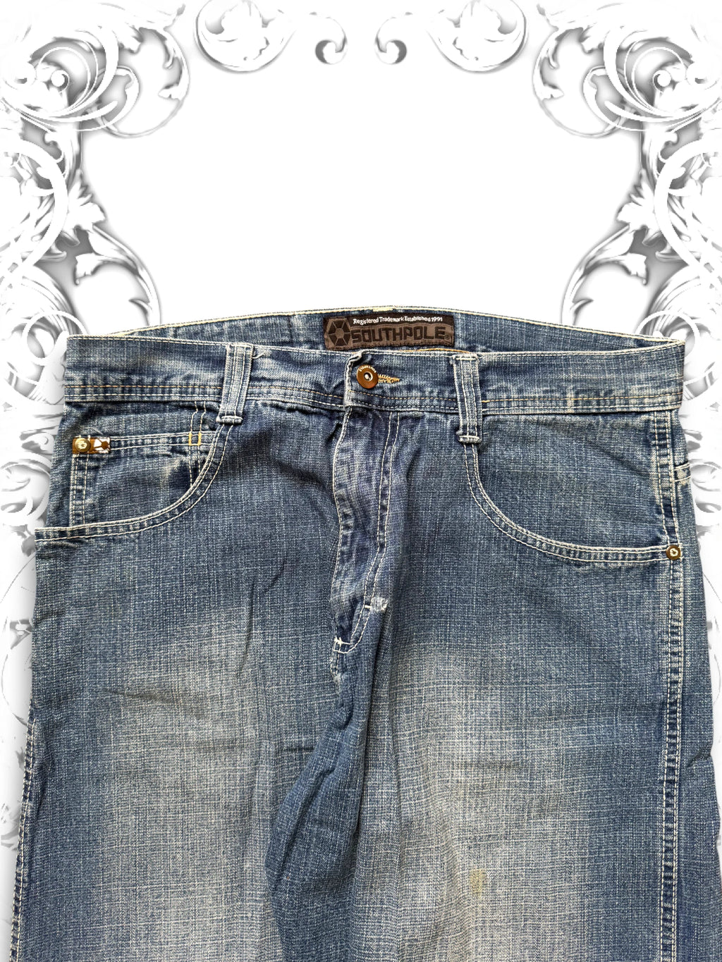 Southpole Brown Tab 2000s Jeans