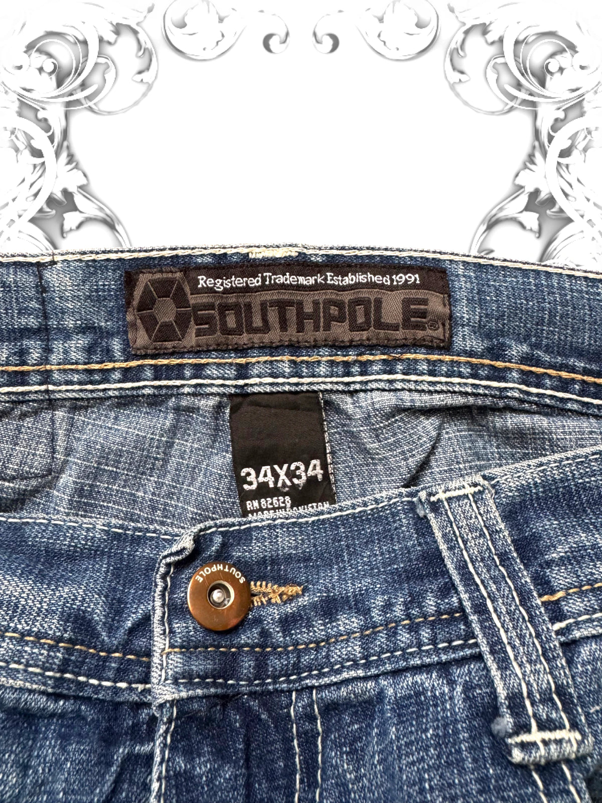 Southpole Brown Tab 2000s Jeans
