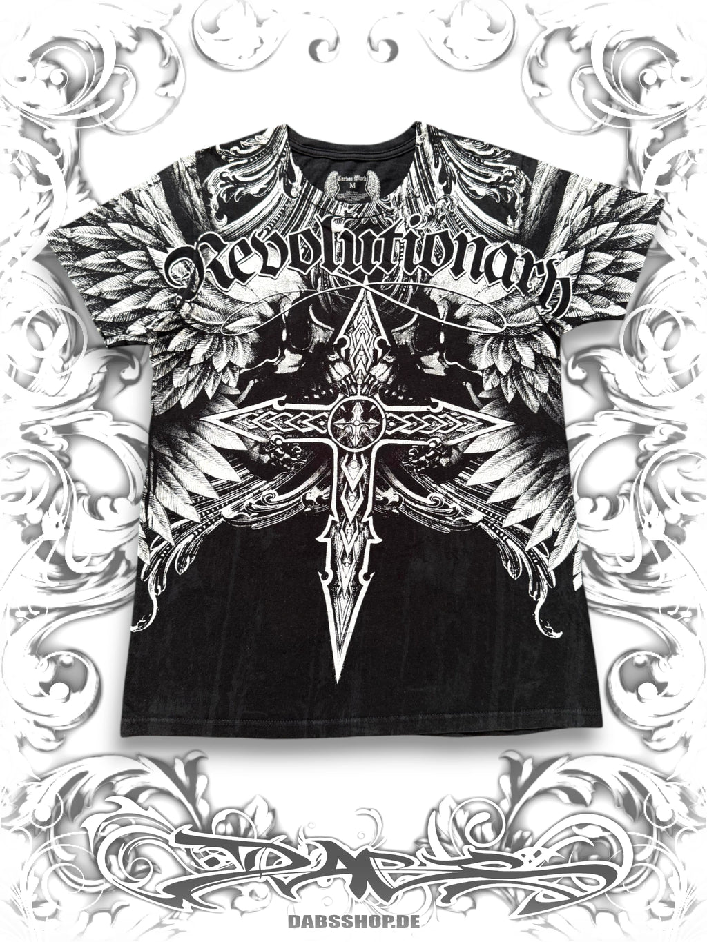 Carbon Black "Revolution" Winged Shirt