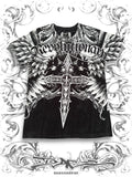 Carbon Black "Revolution" Winged Shirt