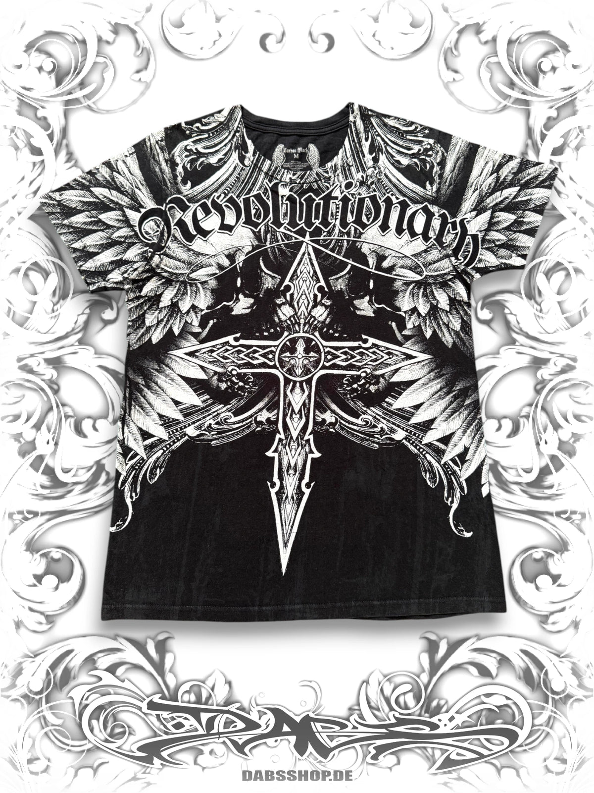 Carbon Black "Revolution" Winged Shirt