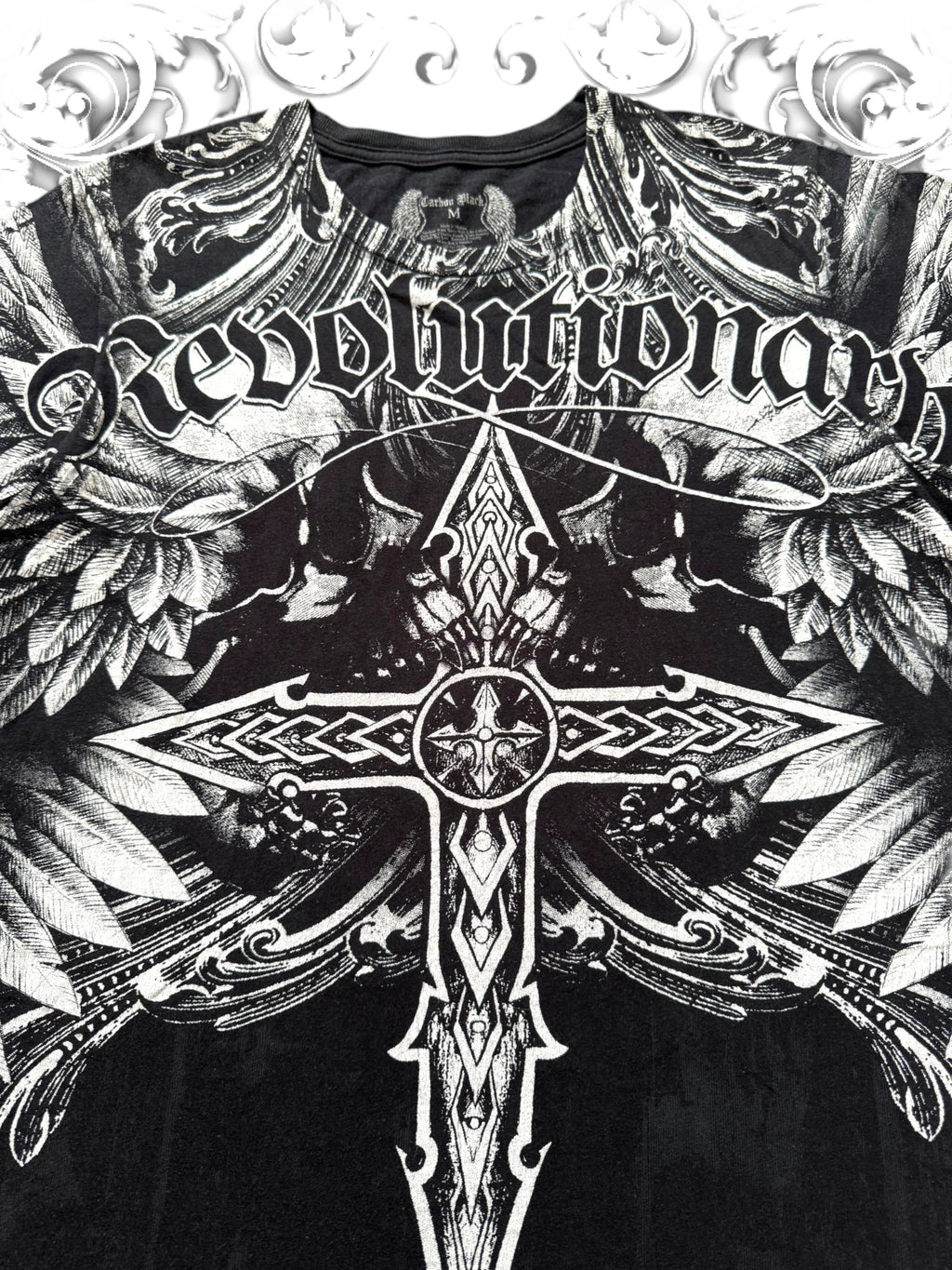 Carbon Black "Revolution" Winged Shirt