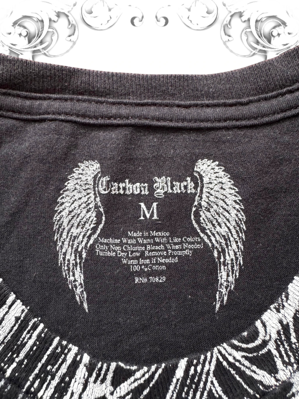 Carbon Black "Revolution" Winged Shirt