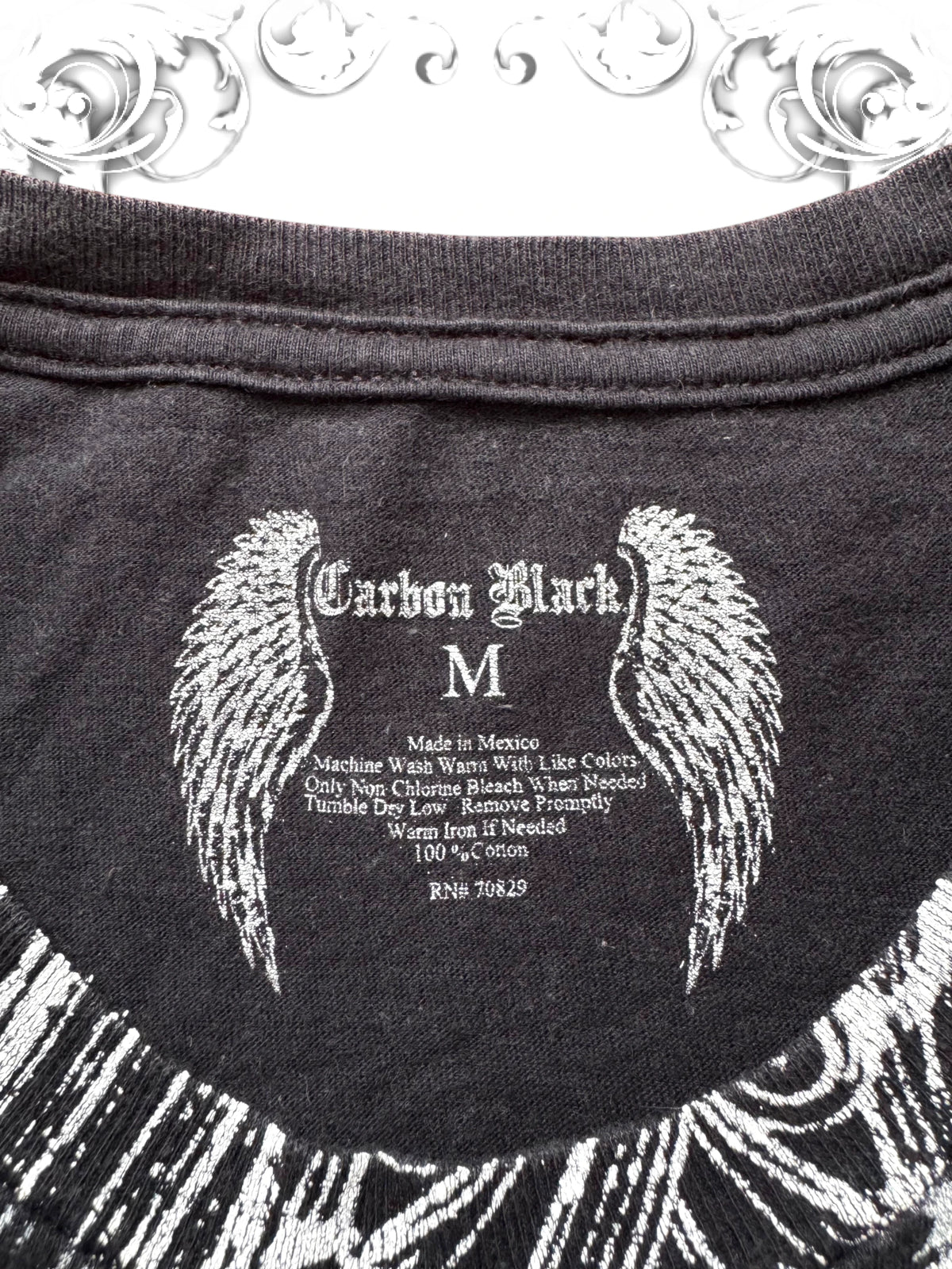 Carbon Black "Revolution" Winged Shirt