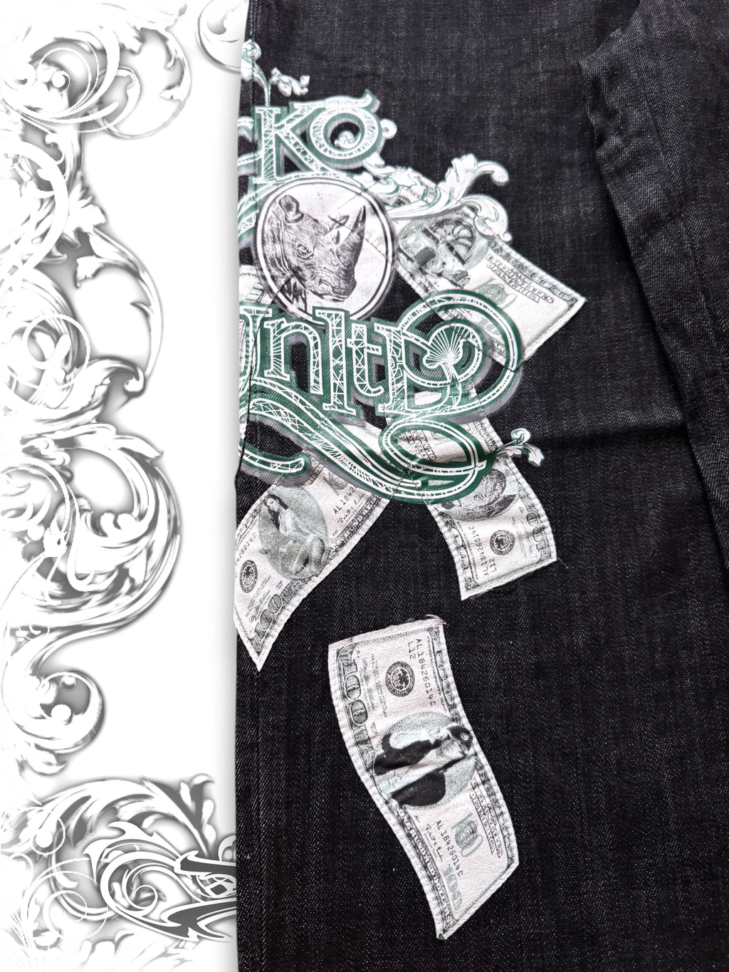 Ecko Unltd. "Money, Power & Respect" Vintage Baggy Jeans