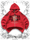 Southpole Plaids Premium Vintage Zip Hoodie