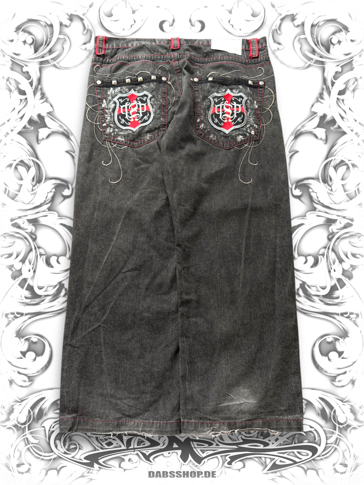 Southpole Studded Premium Vintage Baggy Jeans