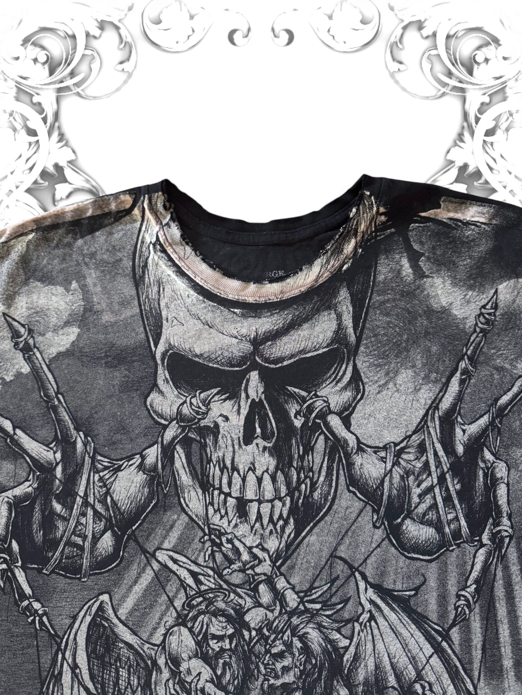 Affliction 2000s Puppet Master Grunge T-Shirt