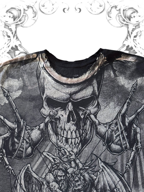Affliction 2000s Puppet Master Grunge T-Shirt