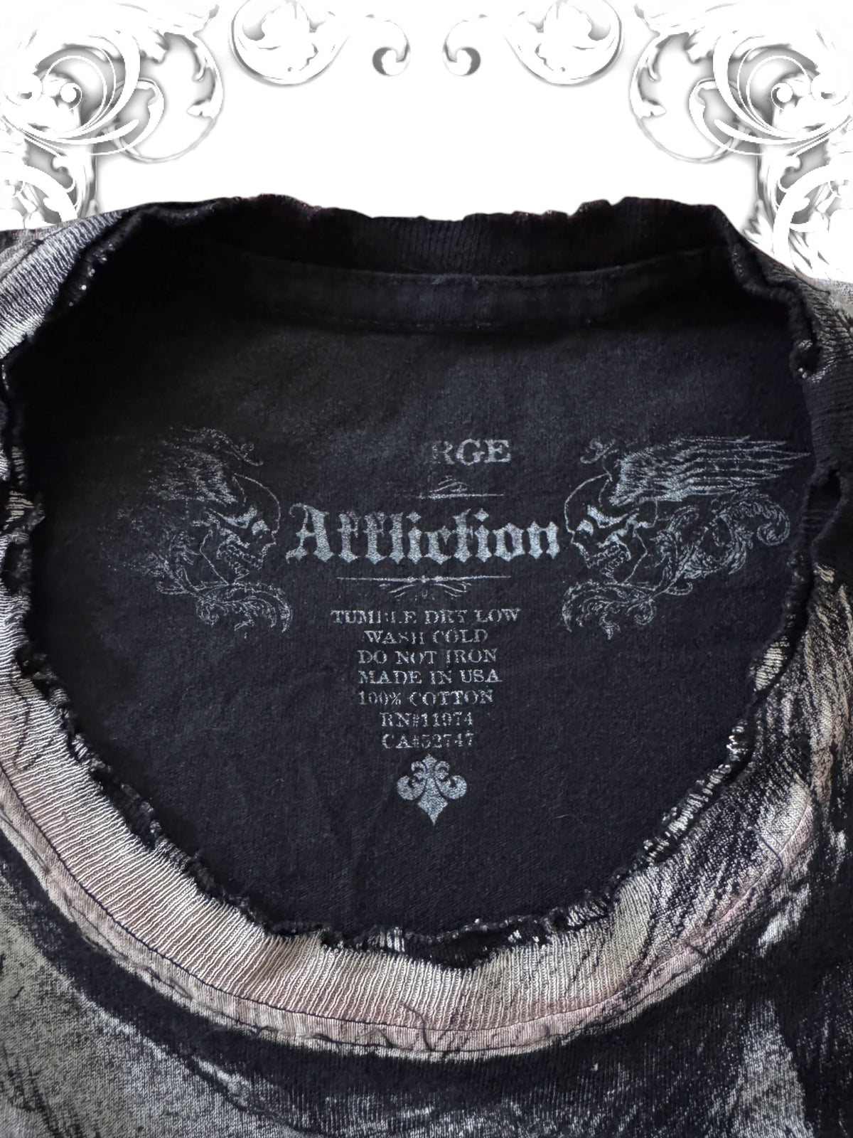 Affliction 2000s Puppet Master Grunge T-Shirt