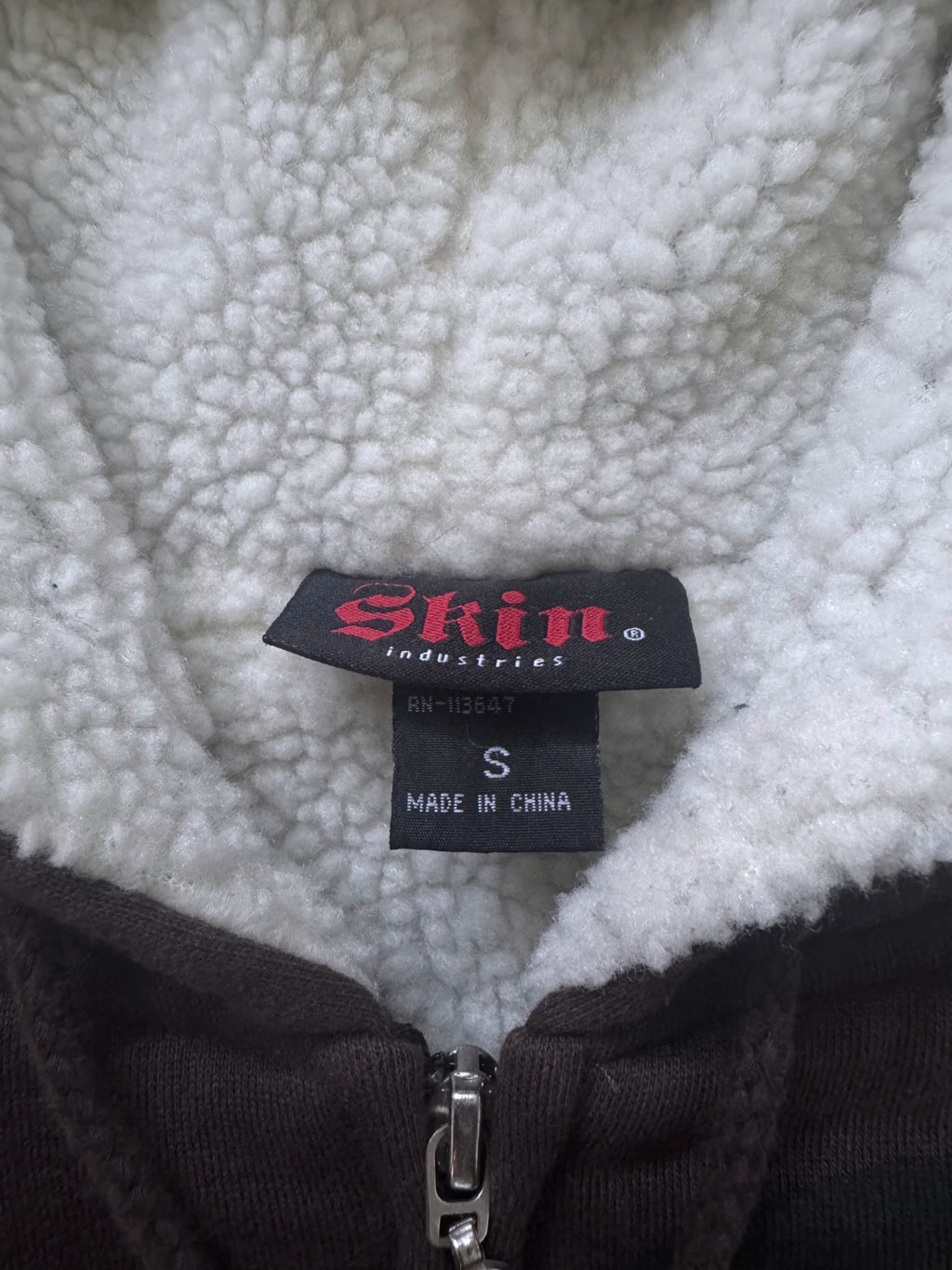 Skin Industries Embroidered 2000s Zip Hoodie