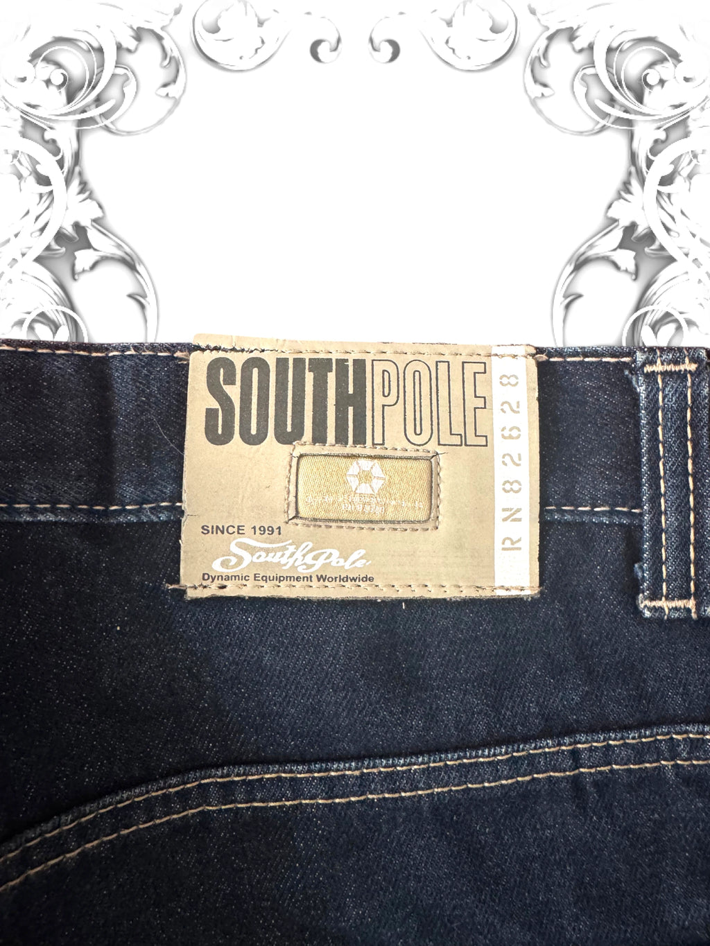 Southpole Tan Tab 2000s Hip Hop Baggy Jeans