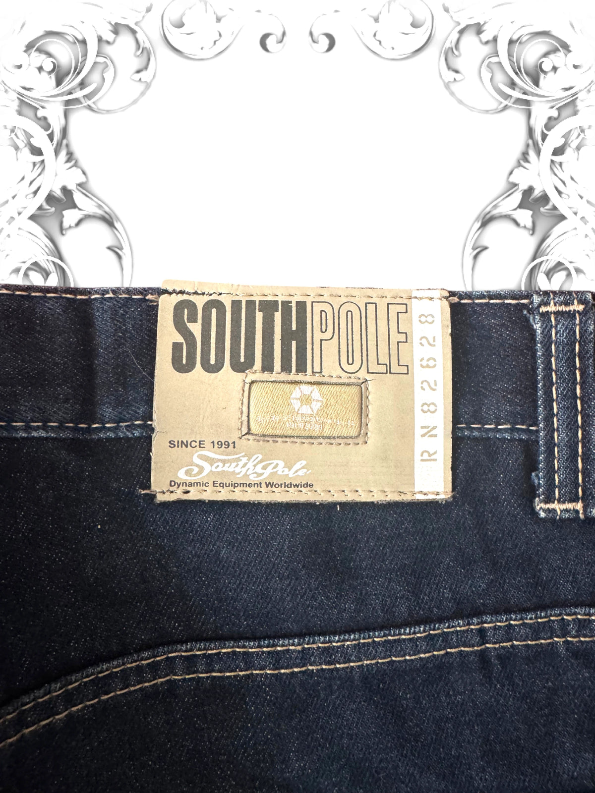 Southpole Tan Tab 2000s Hip Hop Baggy Jeans