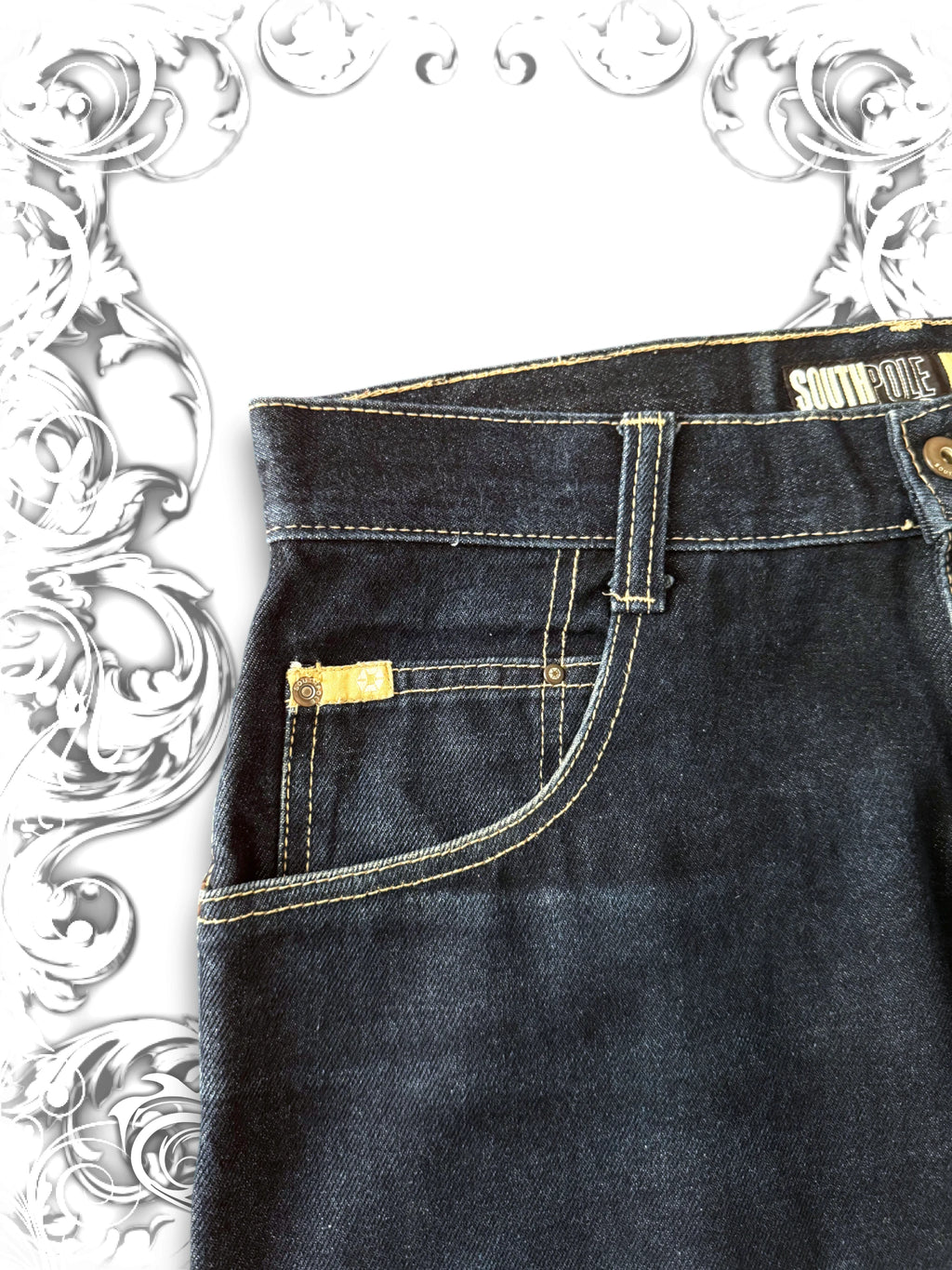 Southpole Tan Tab 2000s Hip Hop Baggy Jeans