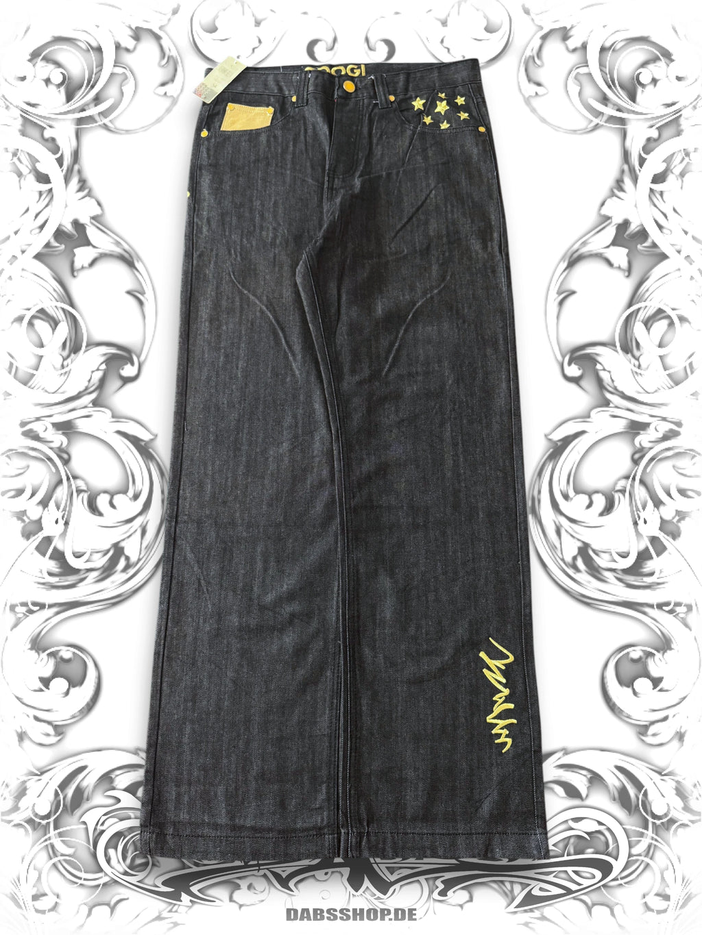 Coogi Premium Embroidered Golden Star Vintage Deadstock Jeans
