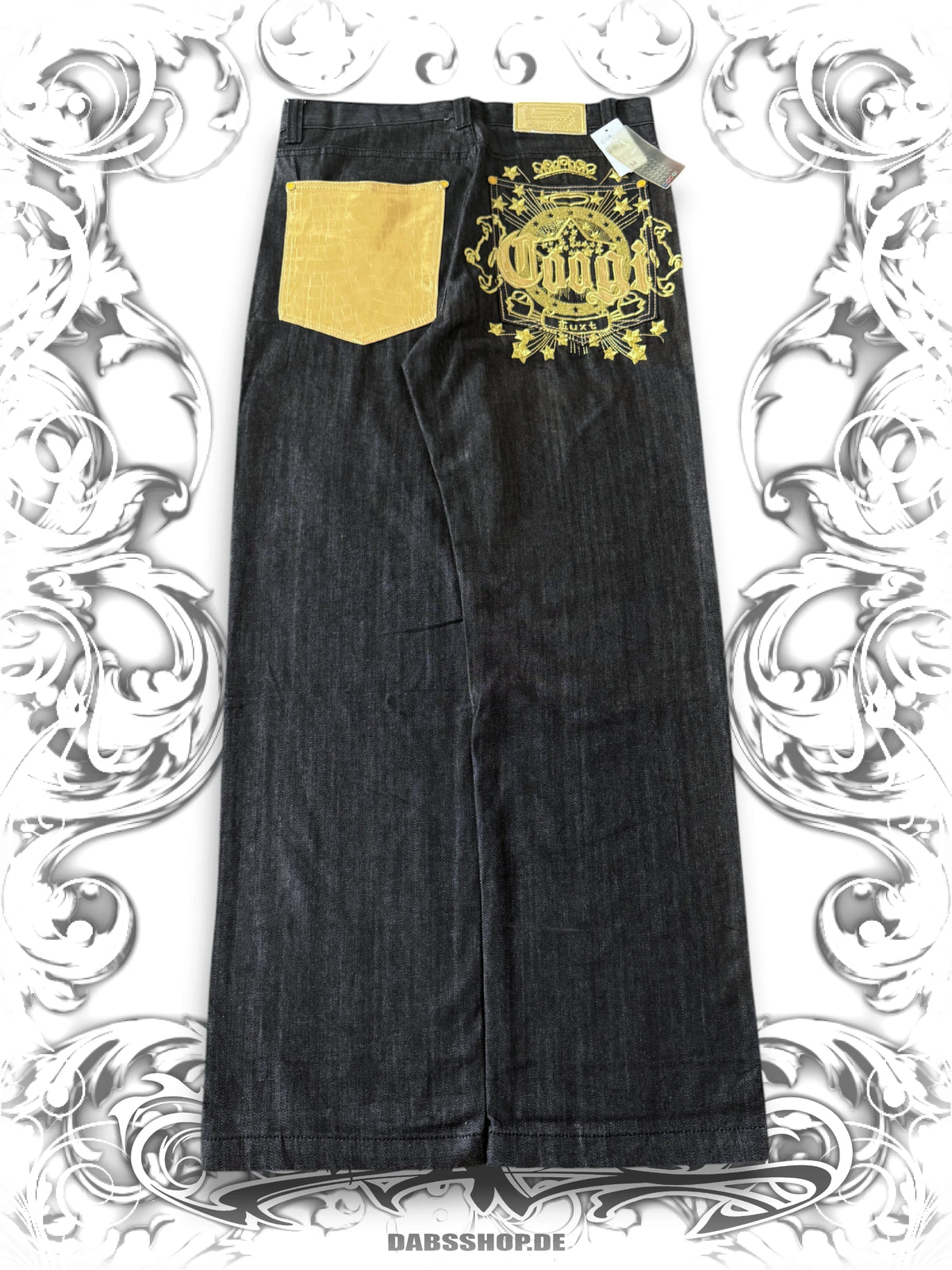Coogi Premium Embroidered Golden Star Vintage Deadstock Jeans