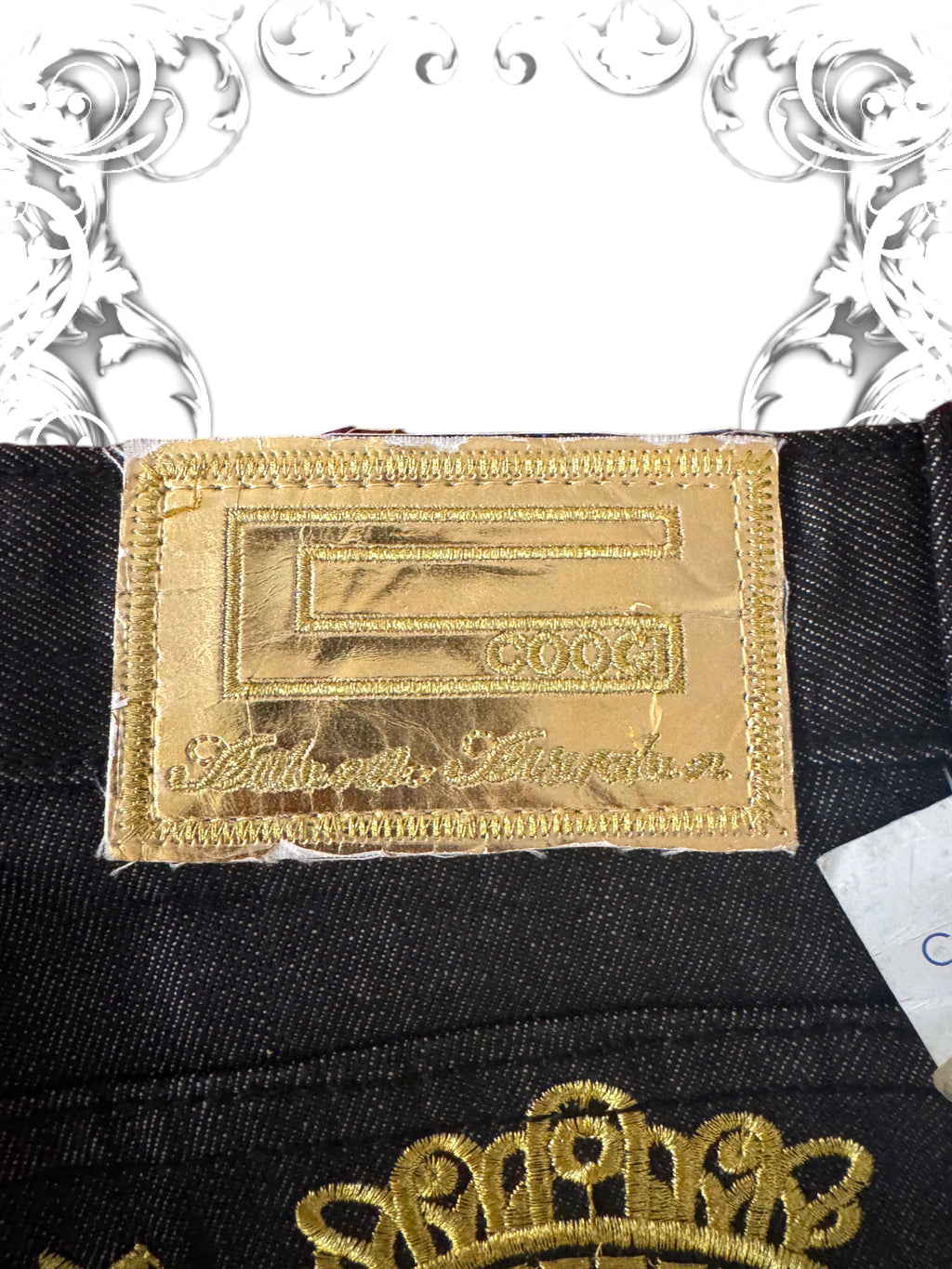 Coogi Premium Embroidered Golden Star Vintage Deadstock Jeans