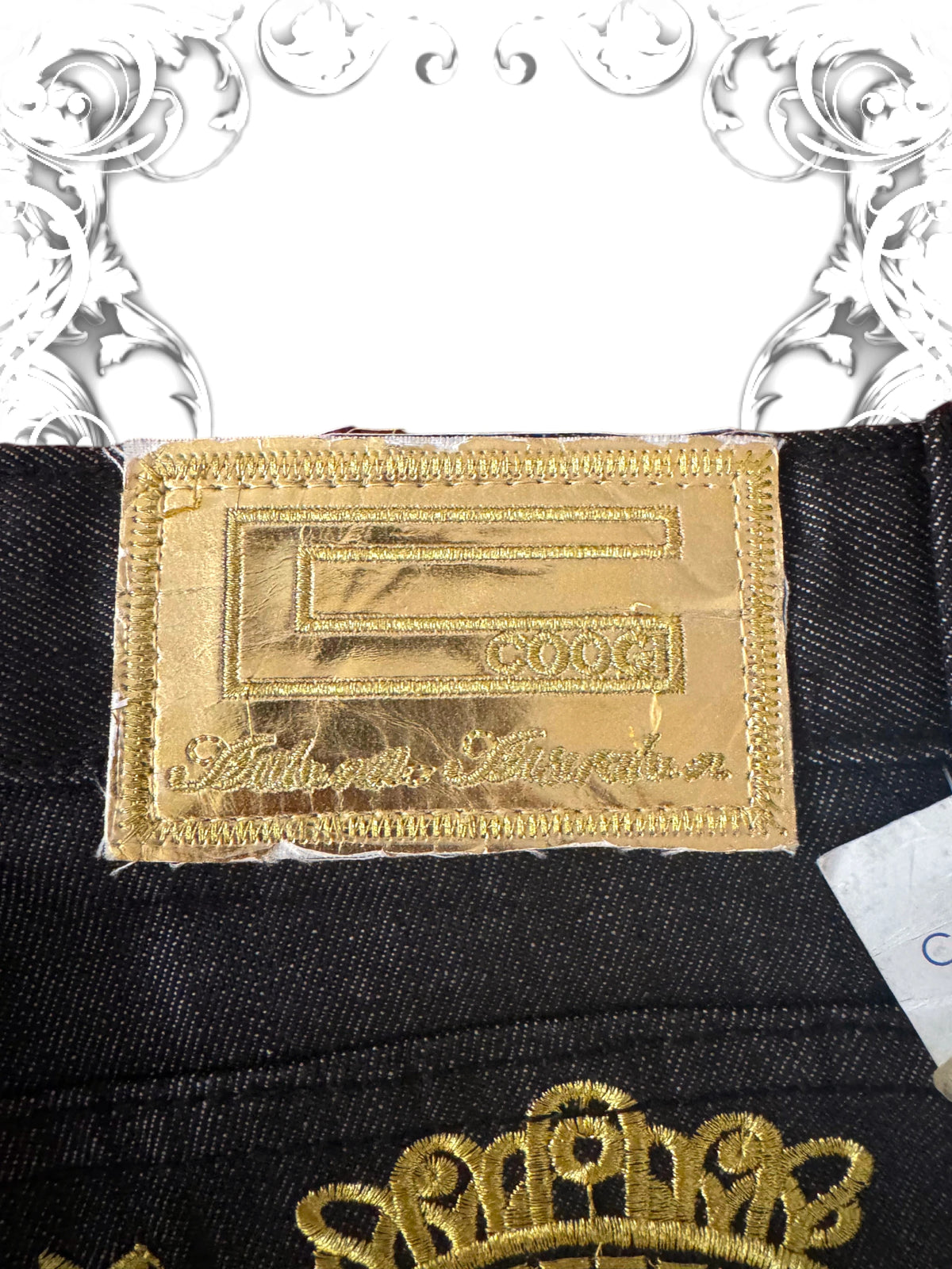 Coogi Premium Embroidered Golden Star Vintage Deadstock Jeans