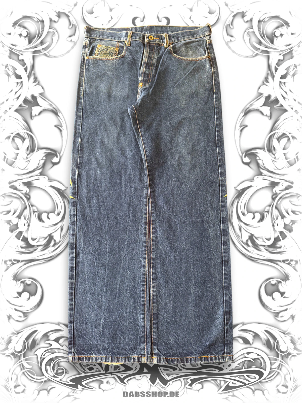 Red Monkey Company Tribal Embroidered Vintage Jeans