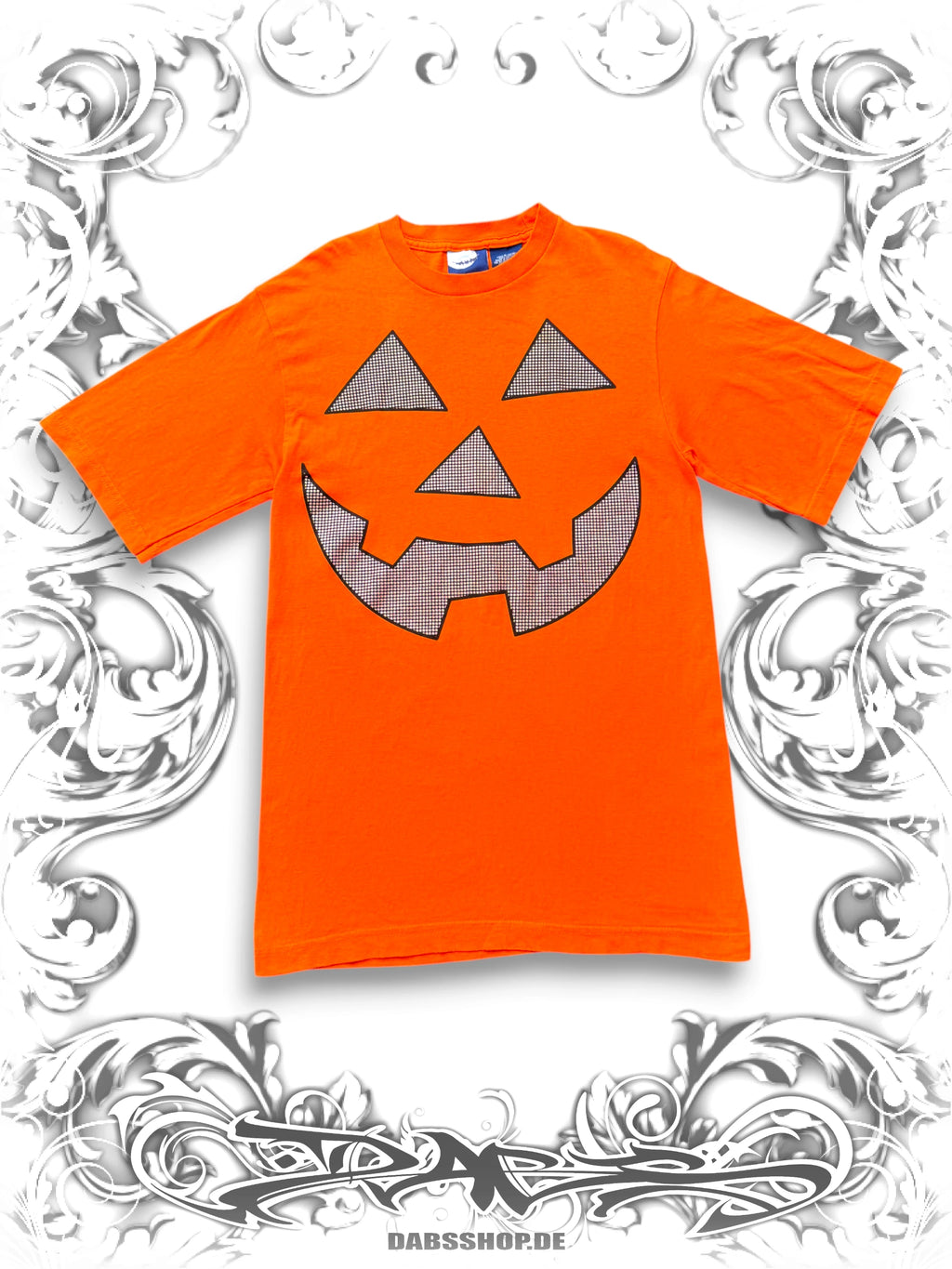Jesse Pinkmans Carved Pumpkin Face T-Shirt with an oversized fit for Halloween worn in breaking bad