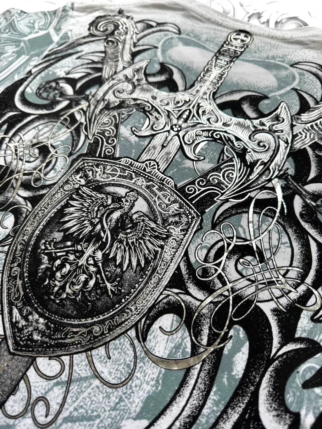 Konflic Grunge Swords AOP T-Shirt
